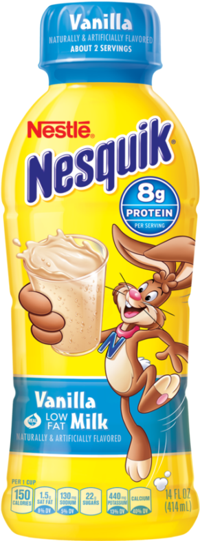 Prairie Farms Whole Milk Gallon - Nesquik Chocolate Milk (500x787), Png Download