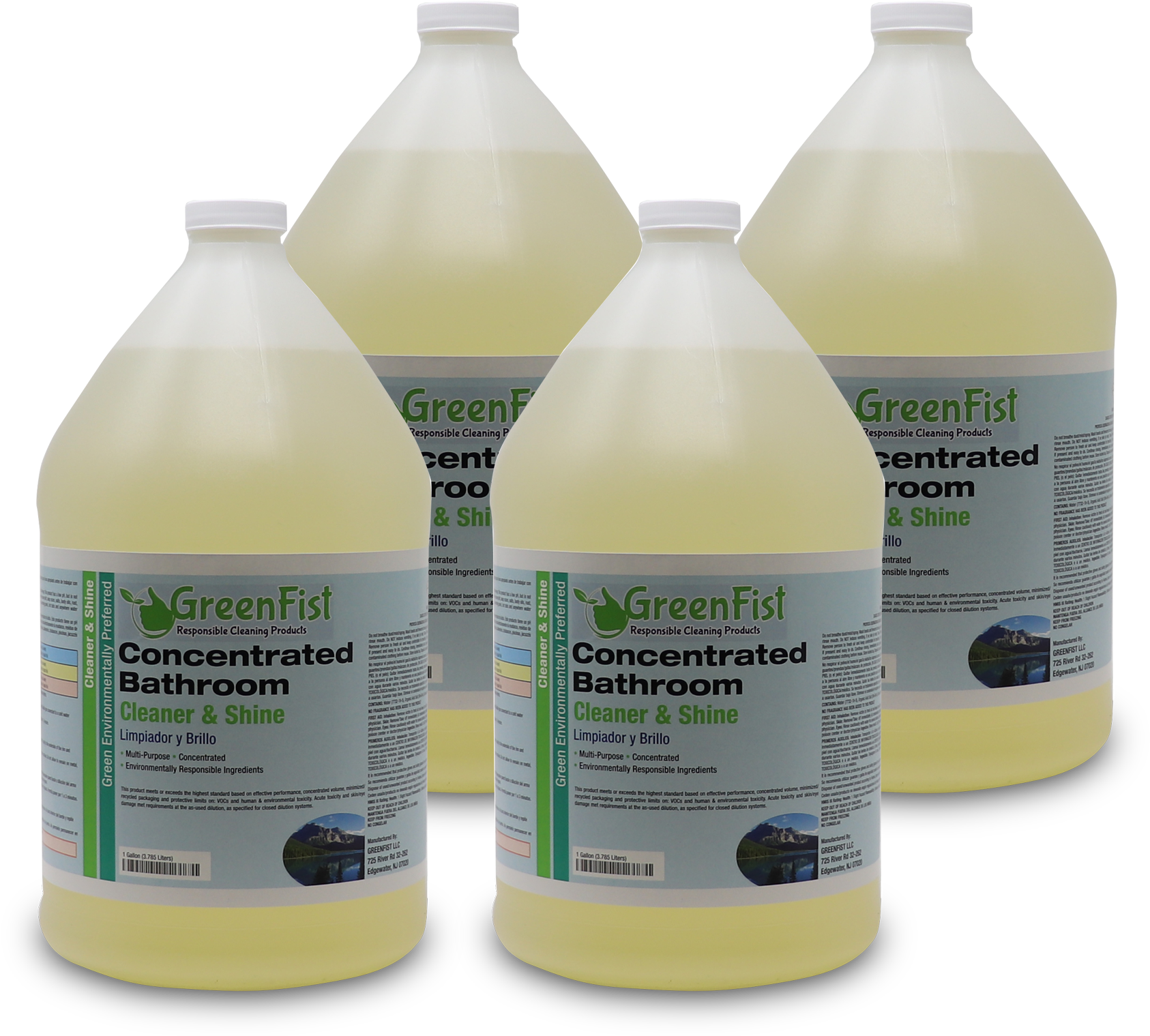 Ultra Concentrated Toilet And Bathroom Cleaner, 4 Gallon - Plastic Bottle (2000x2000), Png Download