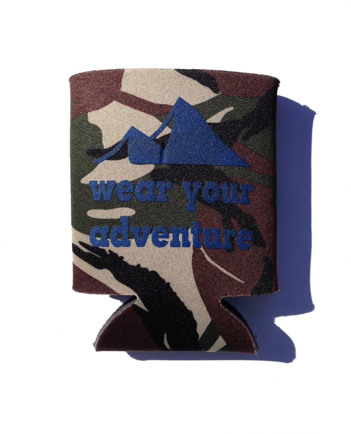 Creek To Peak Koozie Mountain Camo - Patchwork (1200x1600), Png Download