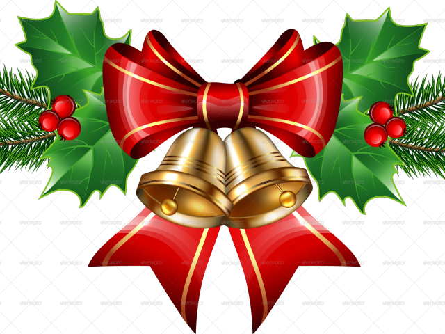 Christmas Bell Image - Merry Christmas Png Hd (640x480), Png Download