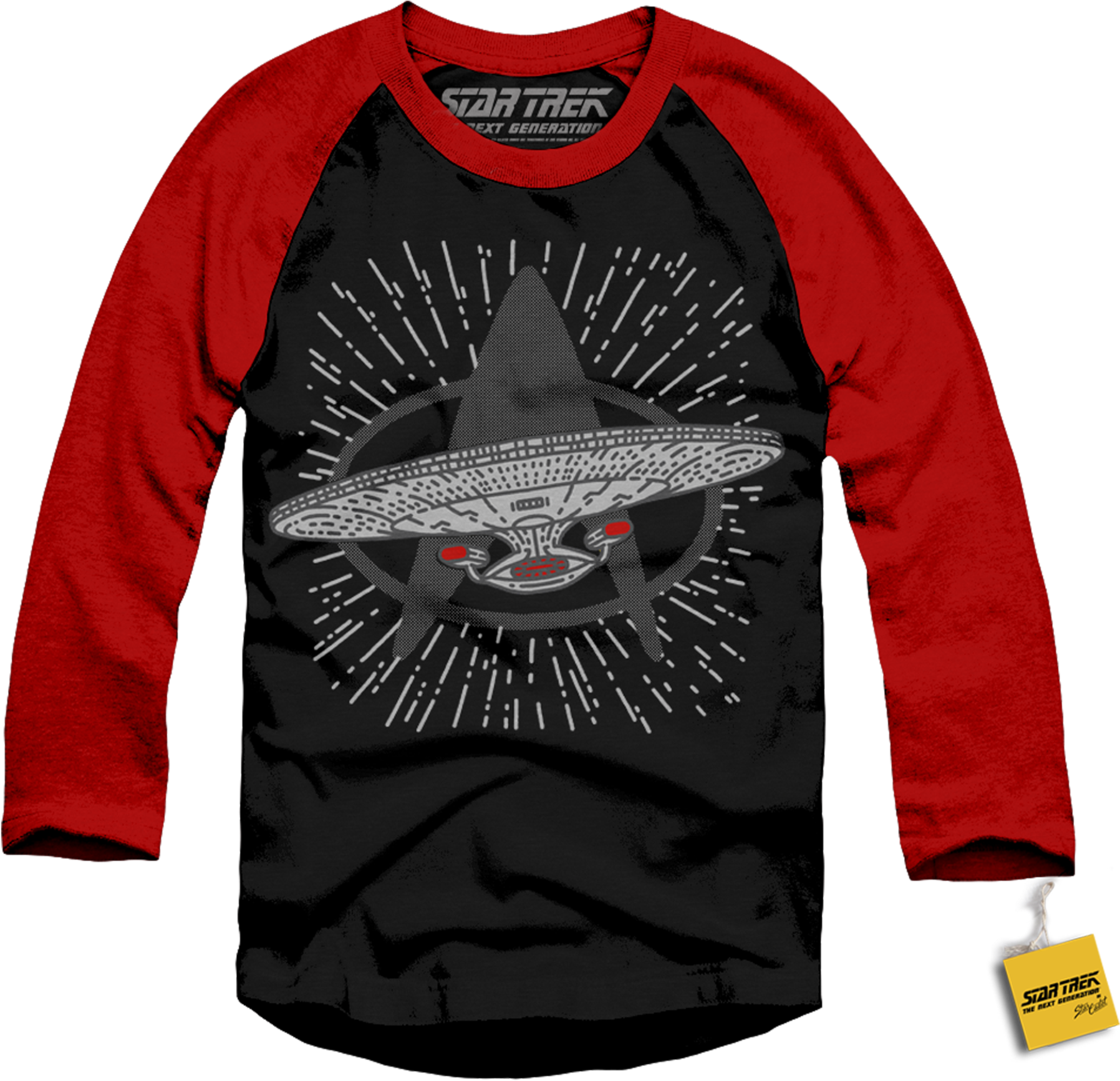 Star Trek - Enterprise - Baseball Tee - Long-sleeved T-shirt (2048x1745), Png Download