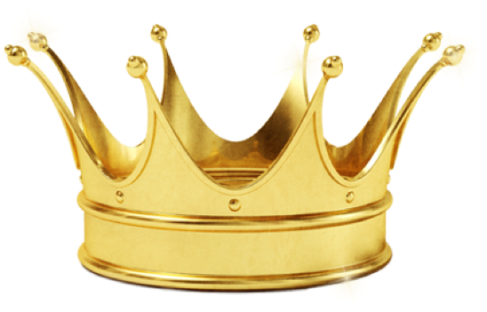 Gold Crown Png (554x350), Png Download