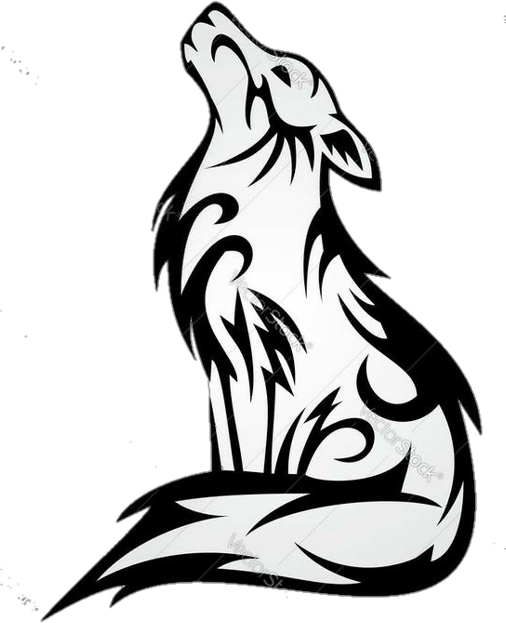 #wolf #tattoo #daddy #daddybrad80 #daddybrad - Coloring Wolf Howl (1024x1321), Png Download
