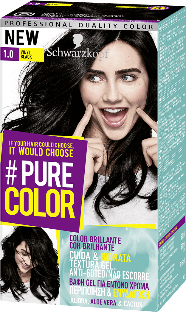 Pure Color - Schwarzkopf Pure Color (970x1400), Png Download