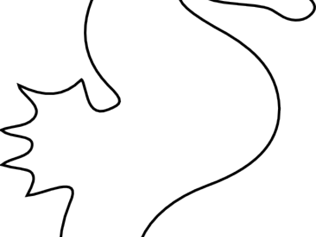 Fish Clipart Outline - Silueta De La Sirenita (640x480), Png Download