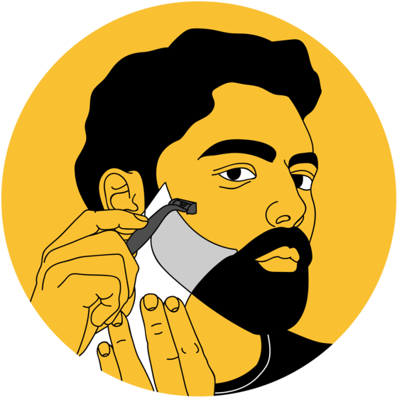 The Cut Buddy Plus Hair And Beard Trimming Stencil - Illustration (620x620), Png Download