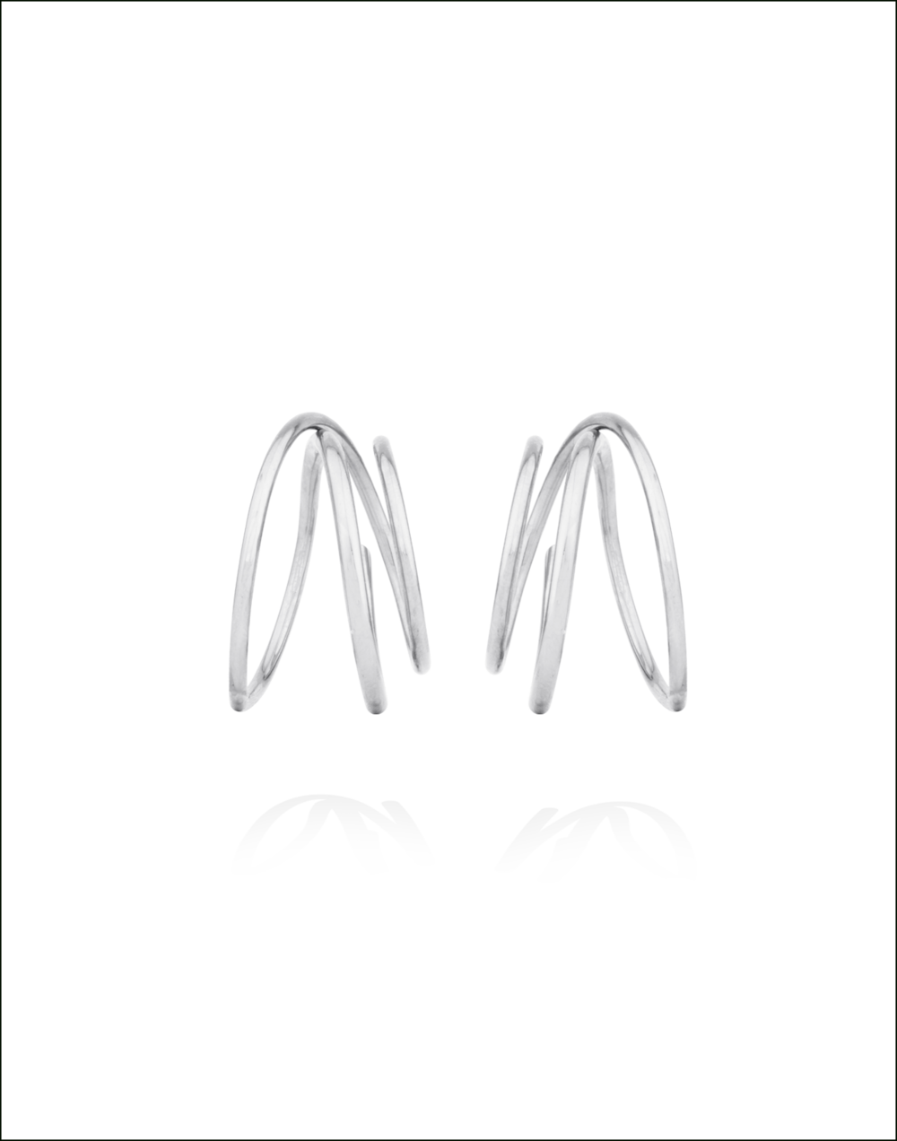 Completedworks Earrings Silver Flow Ii 1 1 - Engagement Ring (1000x1272), Png Download