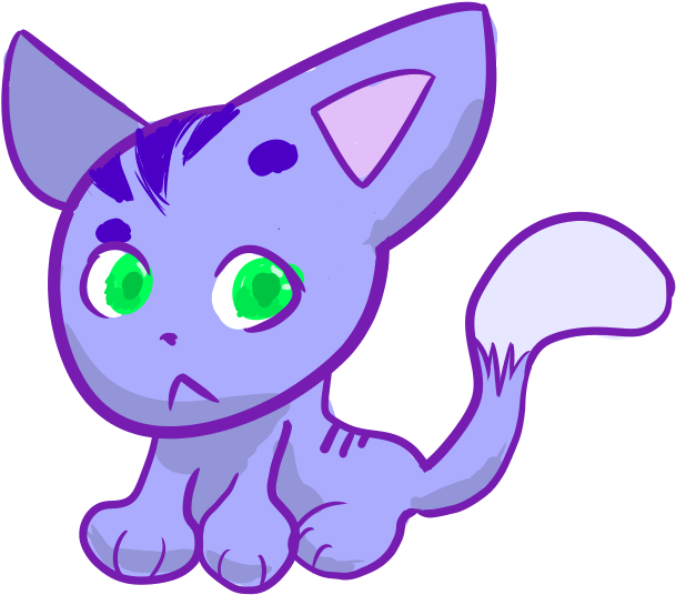 Messing Around In Fire Alpaca With A Tablet Pen - Cartoon (690x597), Png Download