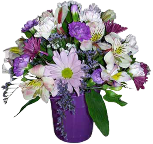 Purple Pleasures - Bouquet (600x600), Png Download