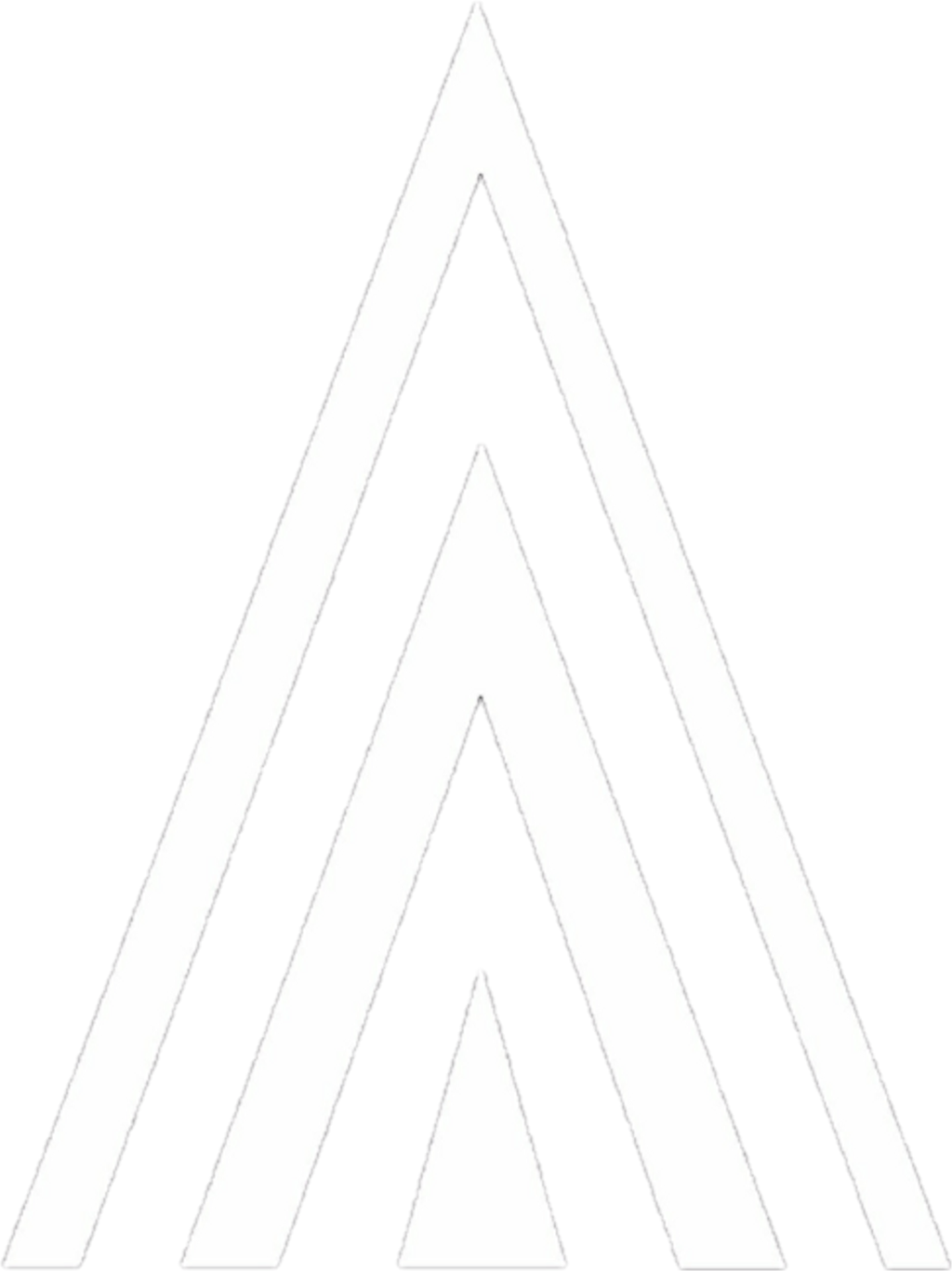 #triangle #triangles #white #triangulos #triangulo - Triangle (1024x1367), Png Download