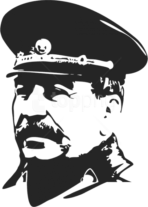 Free Png Stalin Png Images Transparent - Stalin Black And White (480x670), Png Download