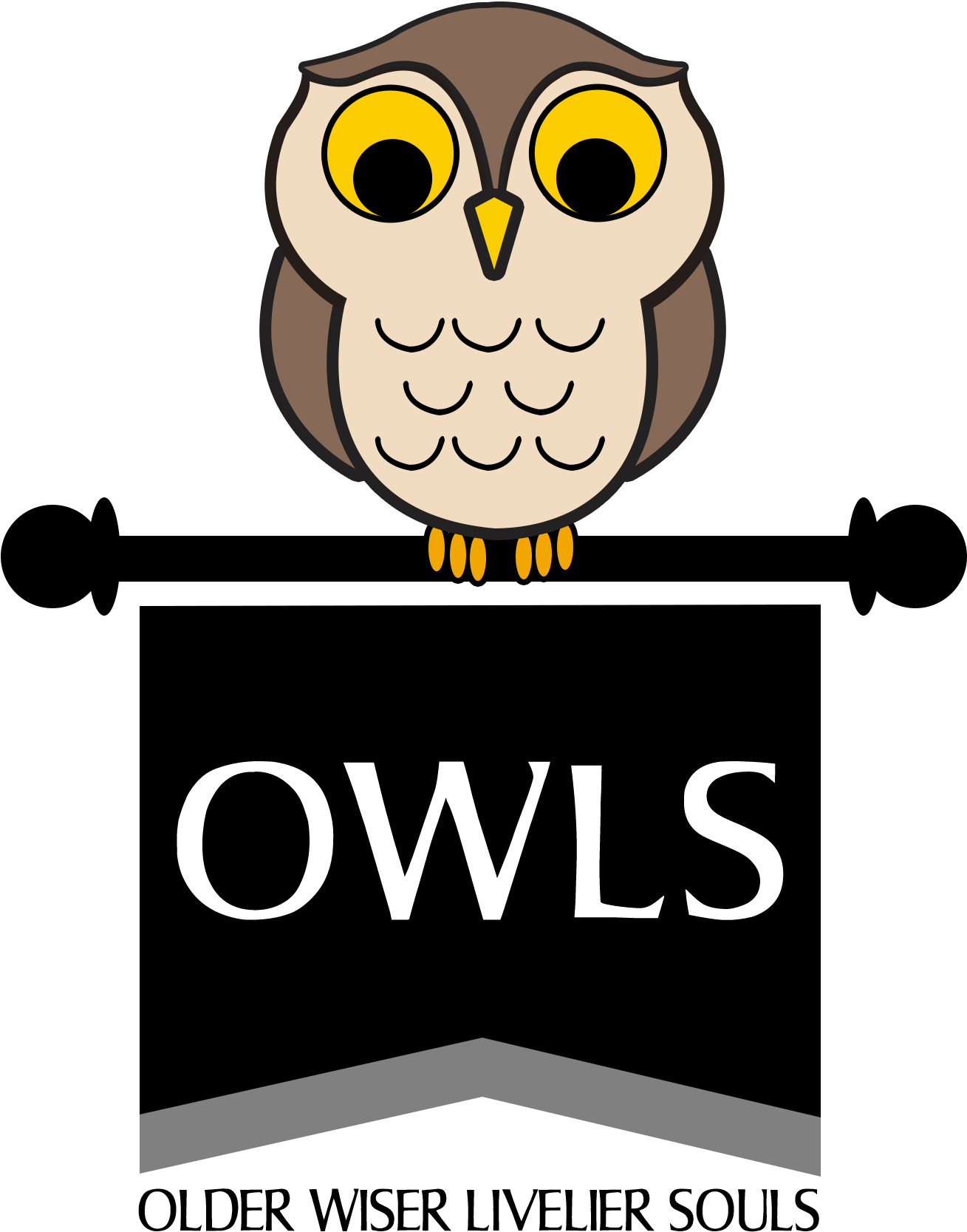 A Group Of Owls - Cartoon (1465x1752), Png Download