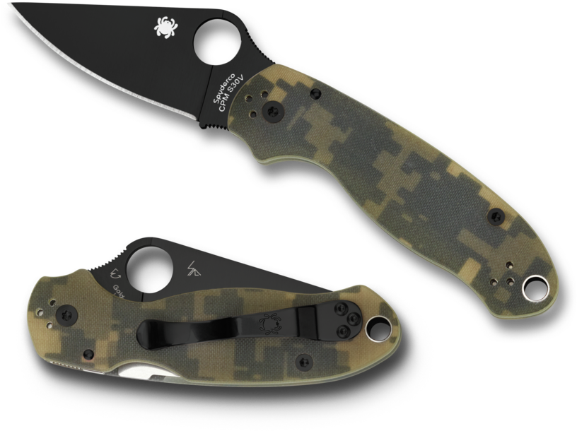 View2x 6 - Spyderco Para 3 Scales (984x800), Png Download