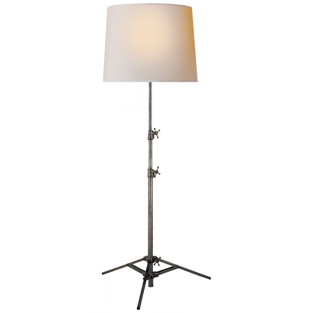 Studio Floor Lamp In Bronze With Natural Paper S - Lamp (1000x1000), Png Download