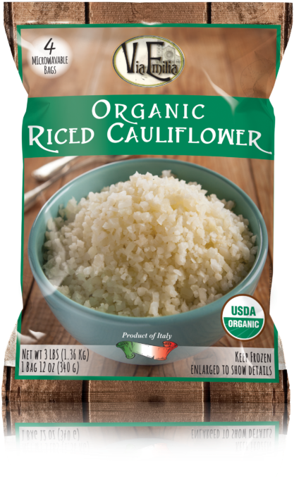 Via Emilia Organic Riced Cauliflower (700x775), Png Download