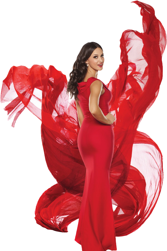 What If Just Putting On Your Best Red Dress Could Make - Girl (554x824), Png Download