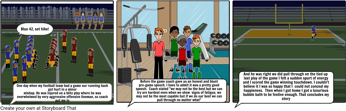 Football Game - Cartoon (1164x385), Png Download