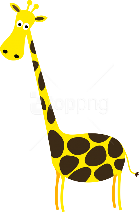 Free Png Giraffe Png Png Images Transparent - Giraffe Clip Art (480x736), Png Download