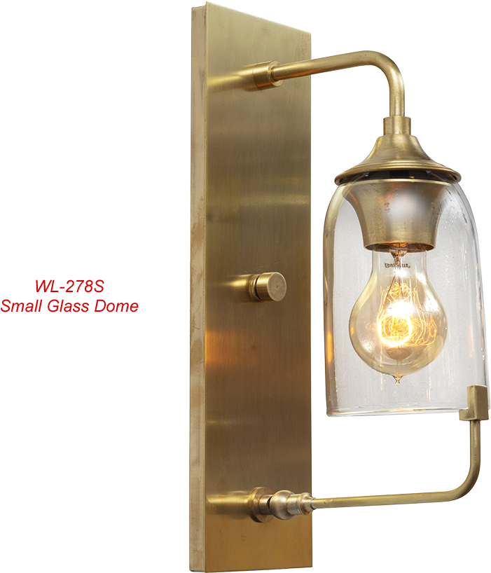 Medium Glass Dome - Brass (900x900), Png Download