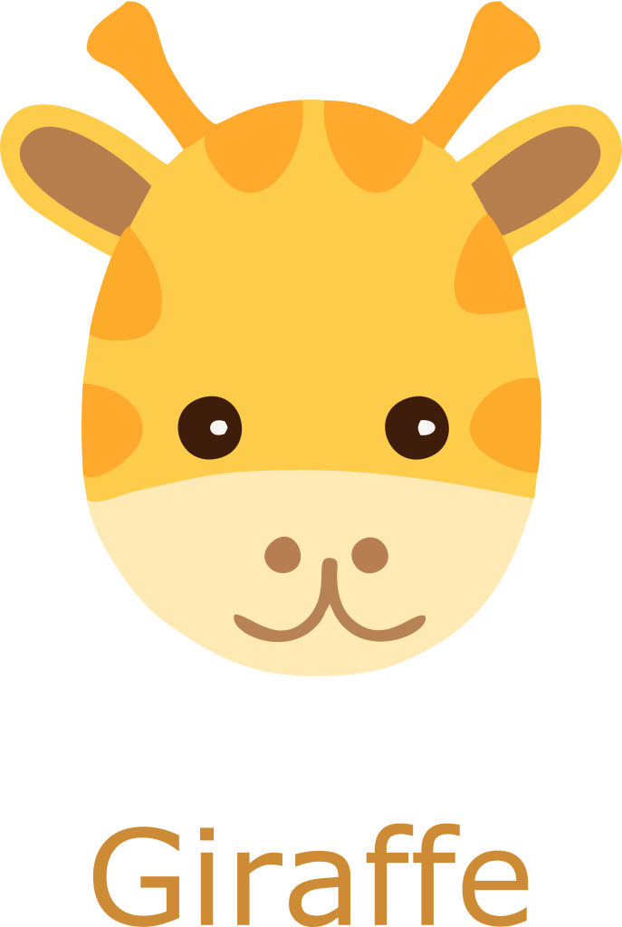 Giraffe Face Cartoon Daily Cliparts - Giraffe Face Clipart (687x1024), Png Download