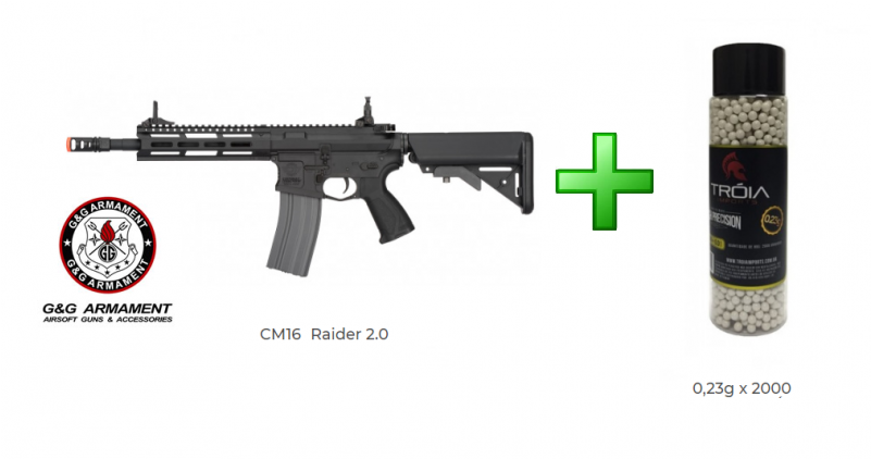 Passe - G&g Cm16 Raider 2.0 (800x800), Png Download