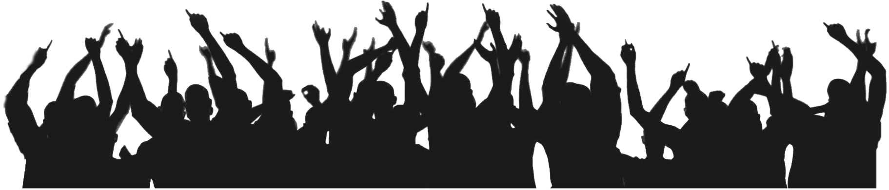 Demo's - Silhouette (1822x402), Png Download