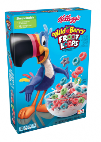 Kellogg's Wild Berry Froot Loops Cereal - Wild Berry Froot Loops (736x460), Png Download