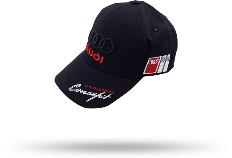 Black Cotton 3d Embroidered Baseball Cap - Baseball Cap (870x555), Png Download
