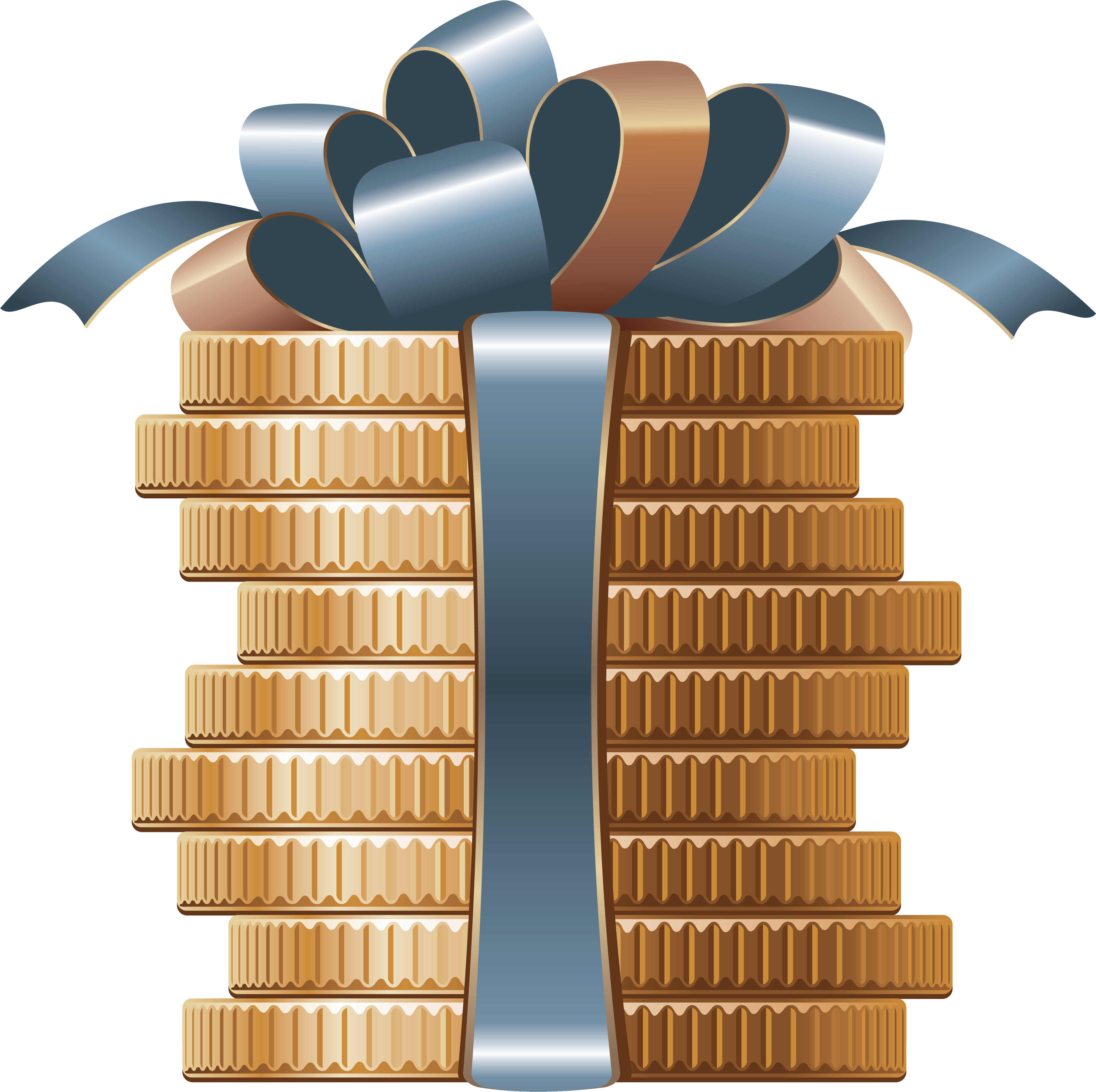 Coin Clipart Golden Coin - Coin (4162x4246), Png Download