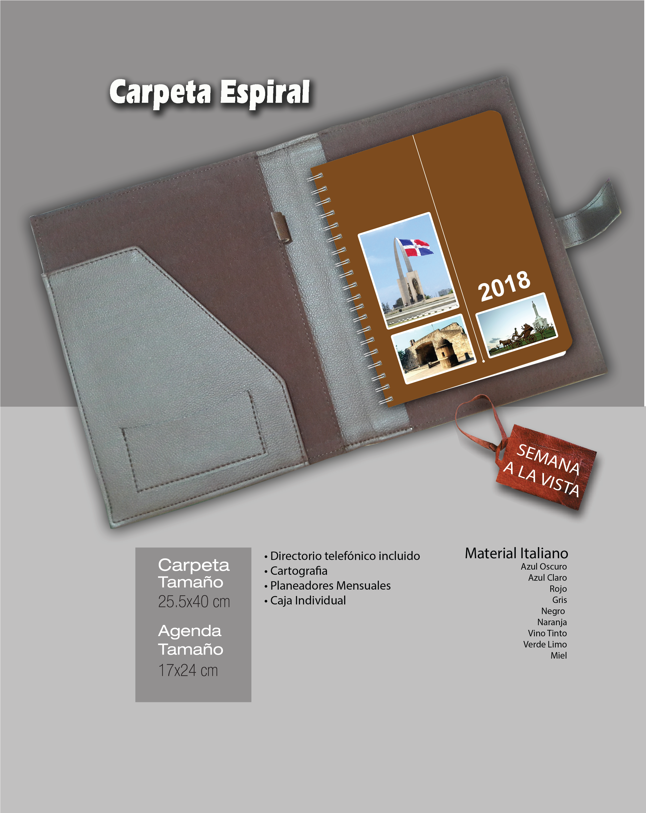 Carpeta Espiral Semanal - Wallet (2640x3365), Png Download