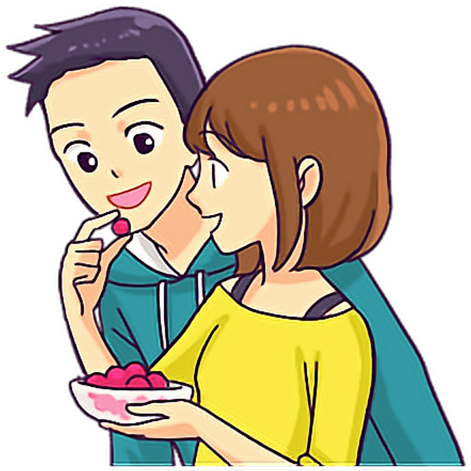 Download Couple Sticker Love Png Image With No Background Pngkey Com