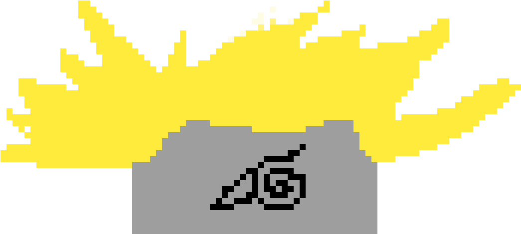 Naruto's Head Band And Hair - Graphic Design (1200x1200), Png Download