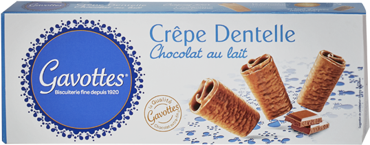 France - Gavottes Milk Chocolate Crispy (600x600), Png Download
