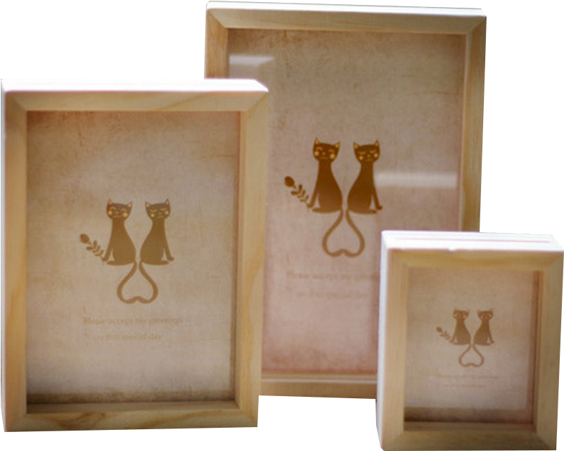 Customized Photo Wooden Shadow Boxes Frame - Picture Frame (1000x1000), Png Download