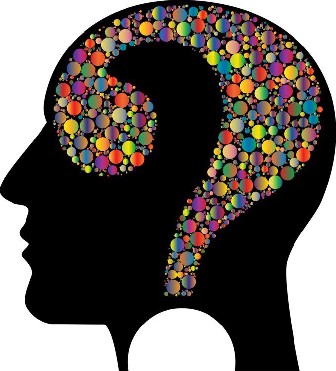 Human Head Computer Icons Question Skull - Head With Question Mark (680x750), Png Download