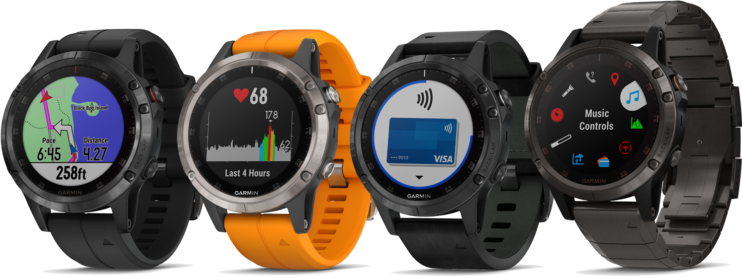 Garmin Fenix 5 Plus Vs 5 (1600x1417), Png Download
