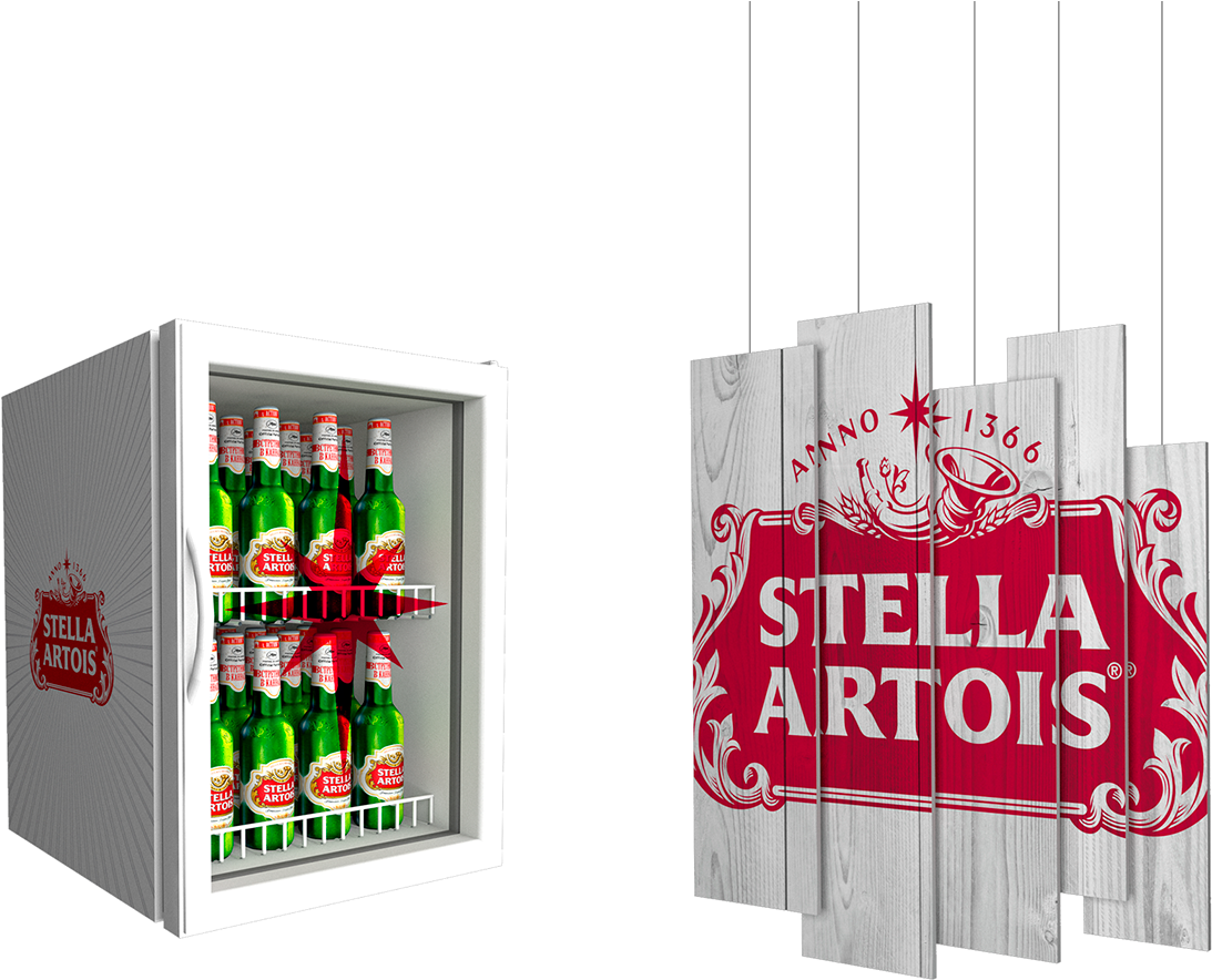 Projeto 3d Feito Para Stella Artois De Bar/restaurante - Graphic Design (1400x932), Png Download