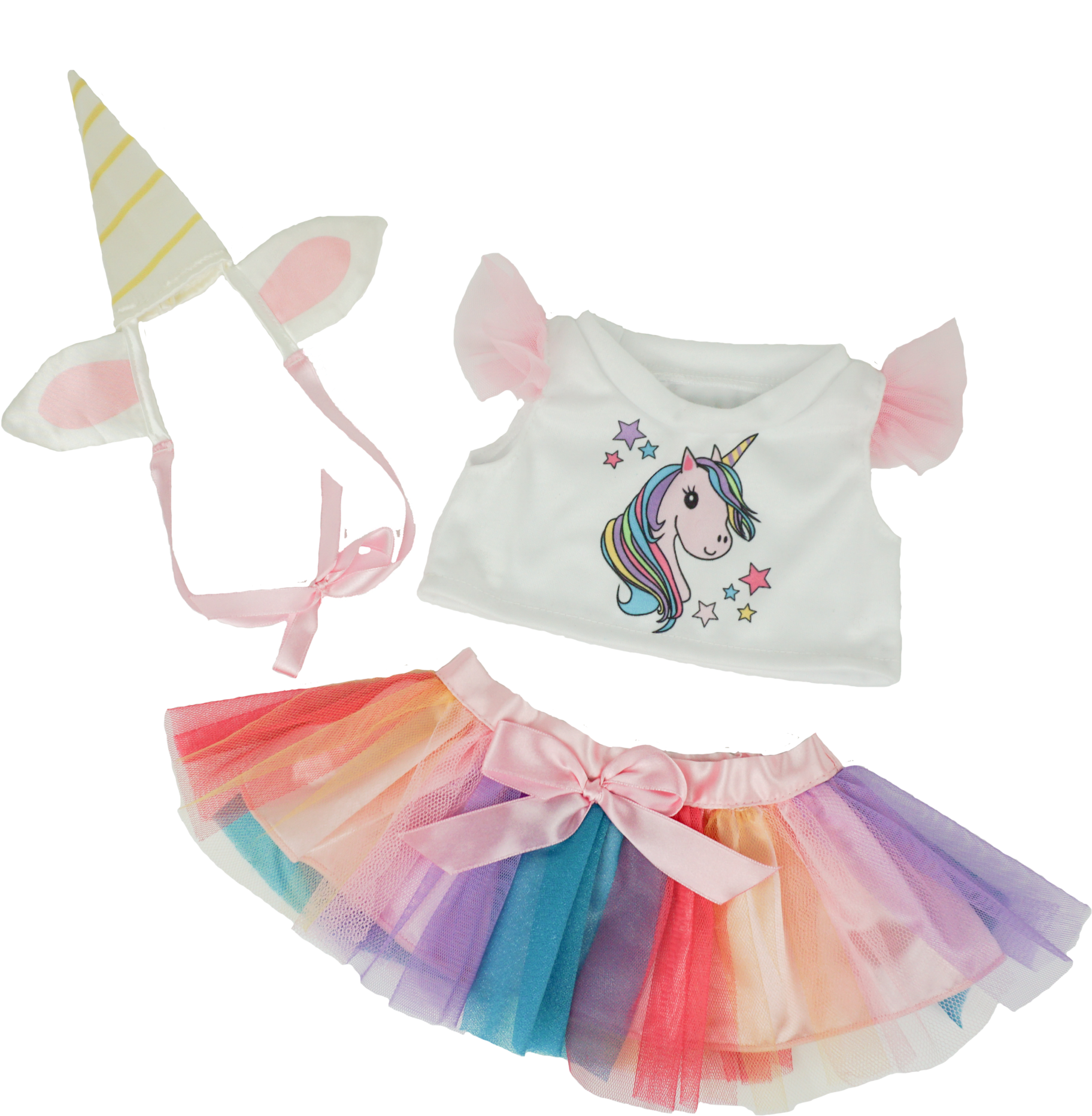 20259 16 Unicorn Outfit Clothing - Build-a-bear Workshop (2011x2048), Png Download