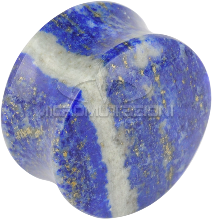 Lapis Lazuli Convex Ear Plug Ear - Opal (750x750), Png Download