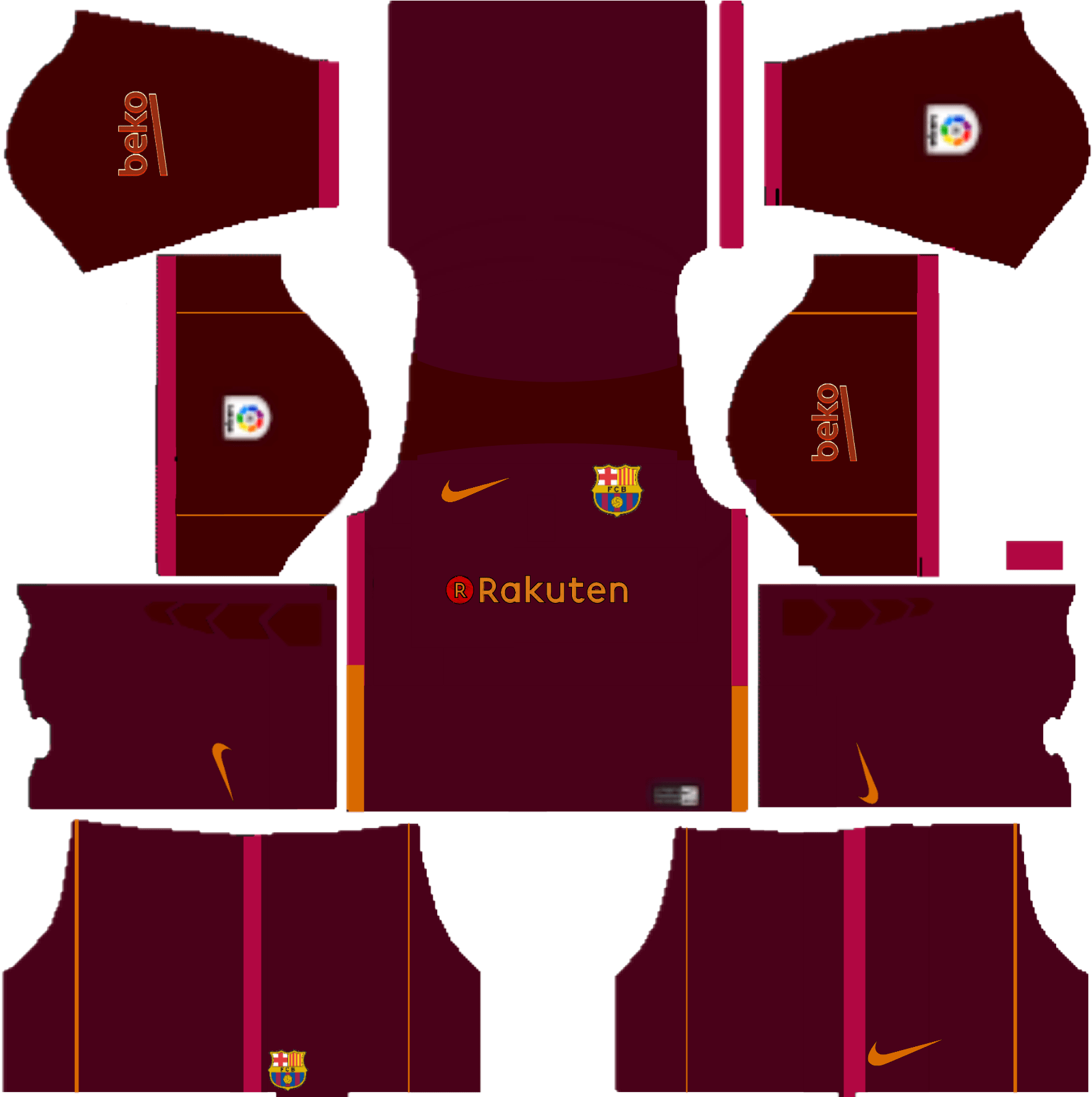 Dls 18 Kit Barcelona Kuchalana Barcelona Logo Fts Clipart - Dream League Soccer 2019 Kits Psg (1773x1773), Png Download
