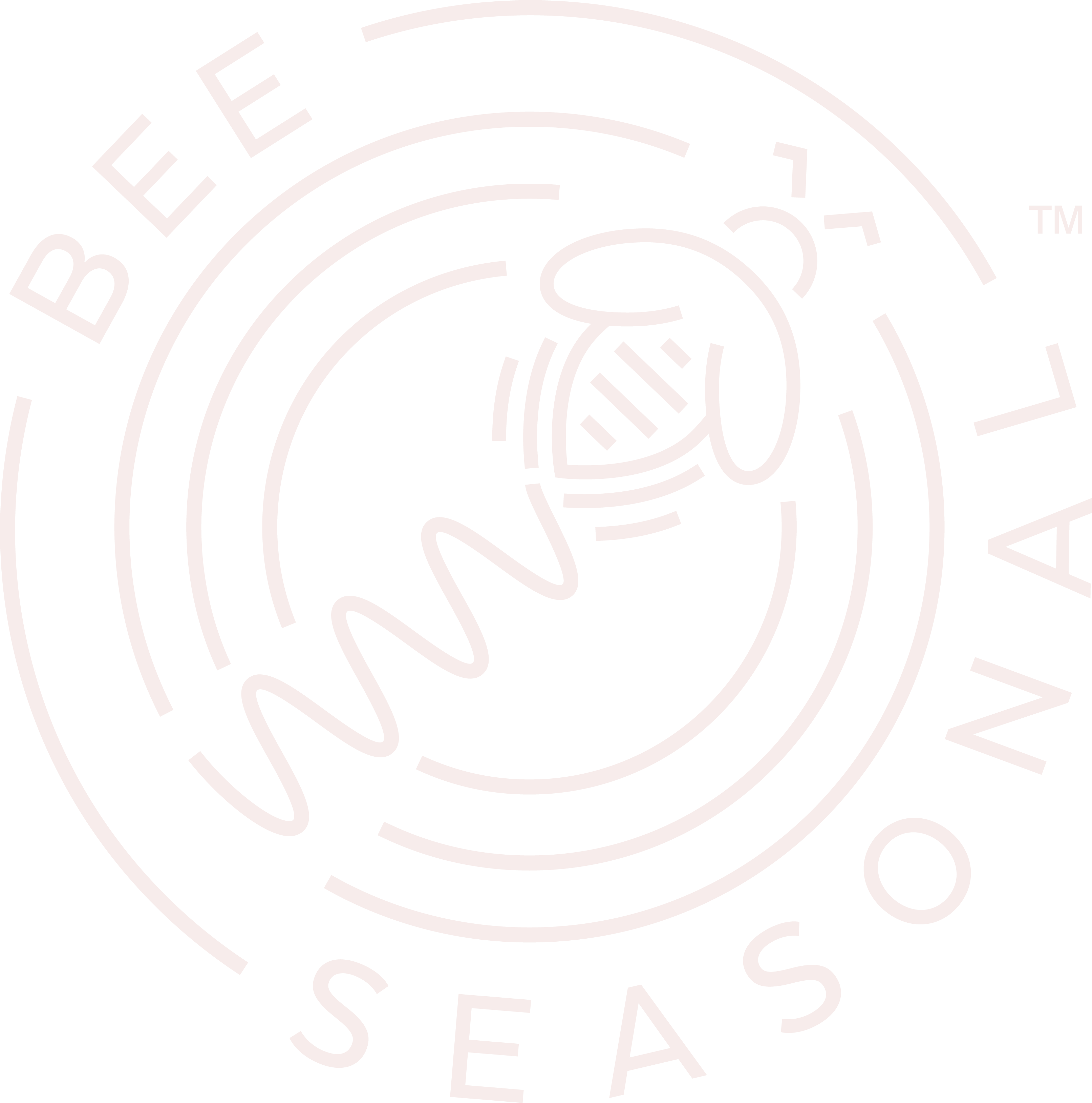 Come With Us On This Honey Adventure Around The World - Circle (3225x3255), Png Download