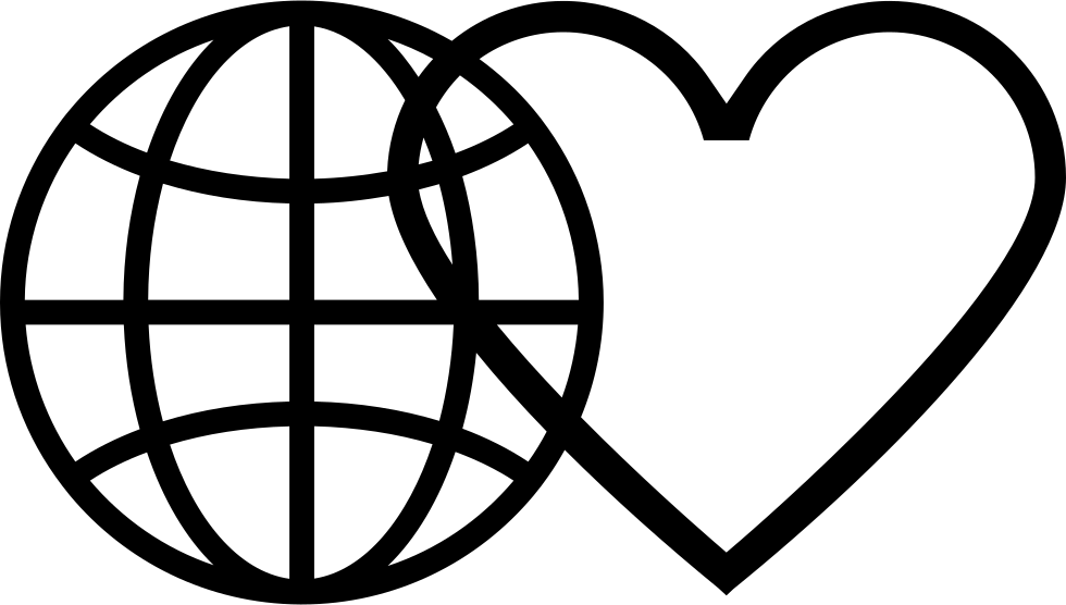 980 X 556 5 0 - Globe Vector Black Png (980x556), Png Download
