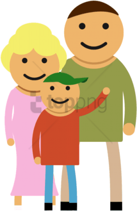 Free Png Gif Animation Family Animated Gif Png Image - Happy Family Cartoon Gif (480x737), Png Download