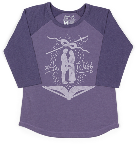 Exclusive Princess Bride Raglan Tee - Long-sleeved T-shirt (560x587), Png Download