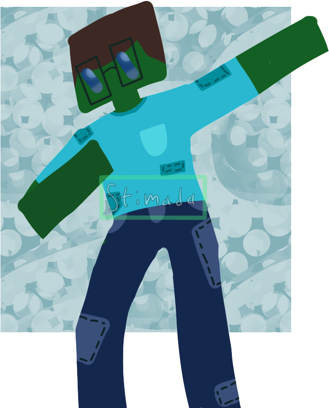 Just A Minecraft Zombie Sona To Kick This Blog Off - Cartoon (729x853), Png Download