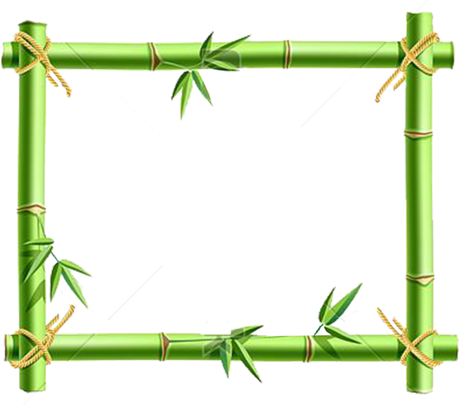 Cadre Bambou Png (923x800), Png Download