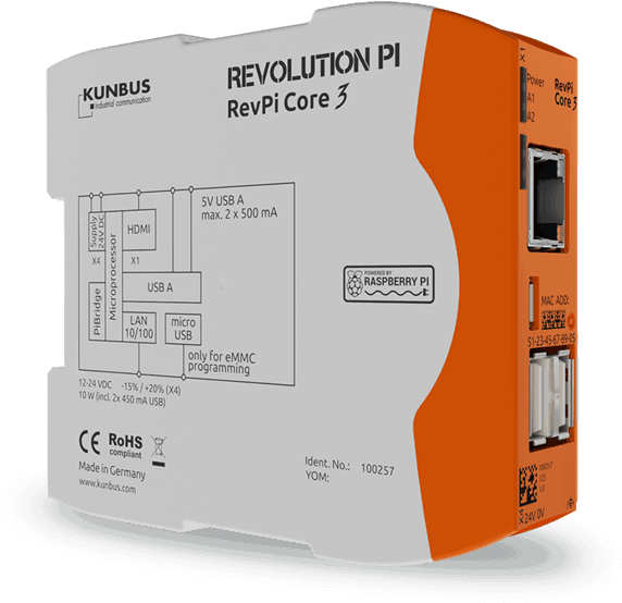 Realknx Air Voice Control With Snips, Siri, Alexa And - Revolution Pi Core 3 (640x640), Png Download