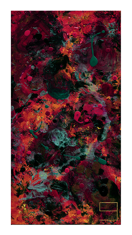 Home / Xs / Deep Pink Smear - Floral Design (750x900), Png Download