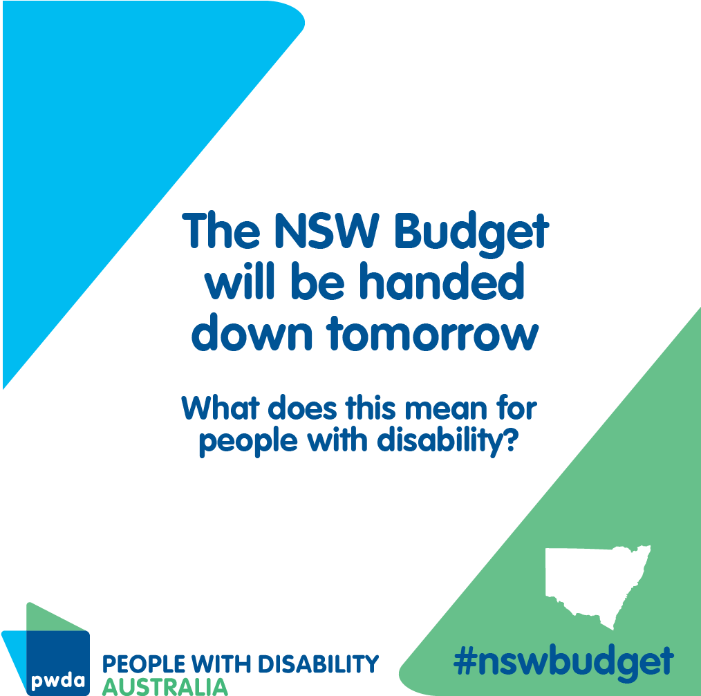 Large Blue Text Reading The Nsw Budget Will Be Handed - Baby Boutique (1080x1080), Png Download
