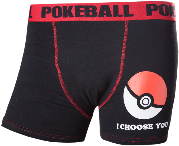 Poké Ball Boxershort - Calzoncillos Pokemon (960x943), Png Download